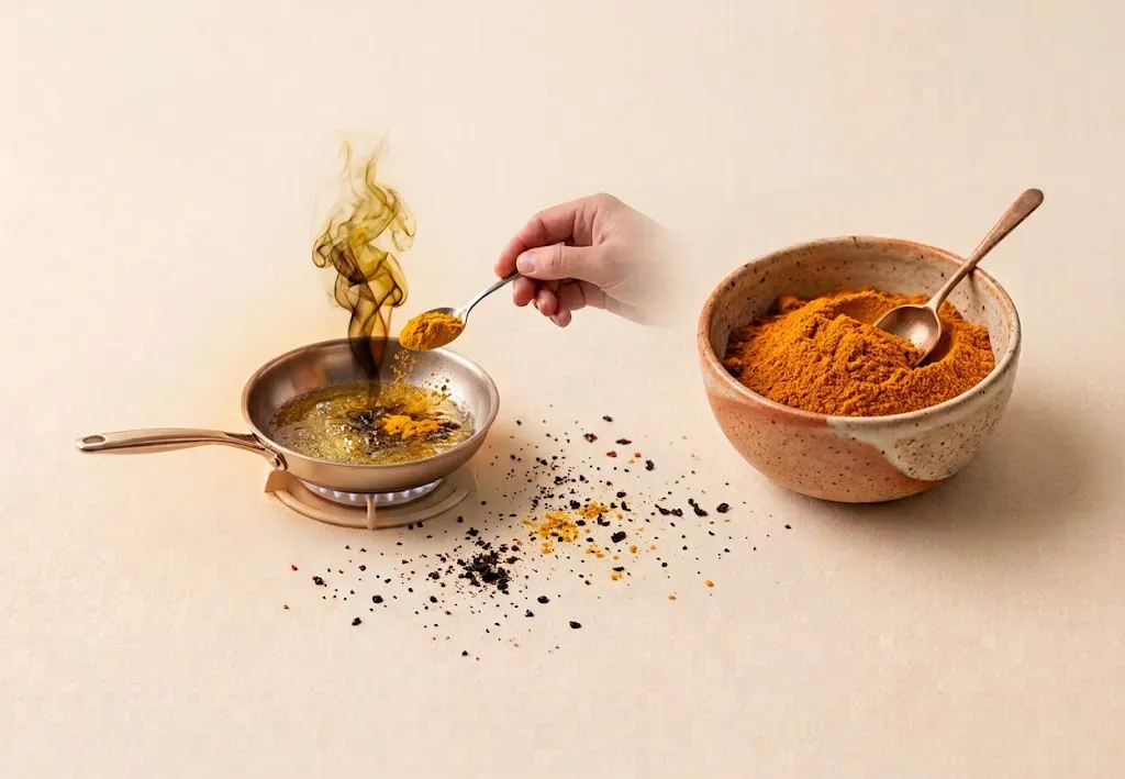 سوختن ادویه
