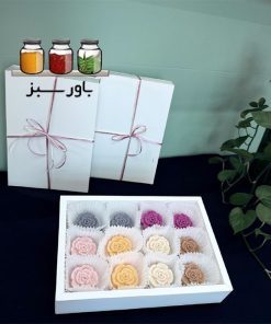 پک نبات طرح گل رز